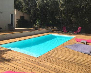 Villa contemporaine/piscine sans vis à vis au calme