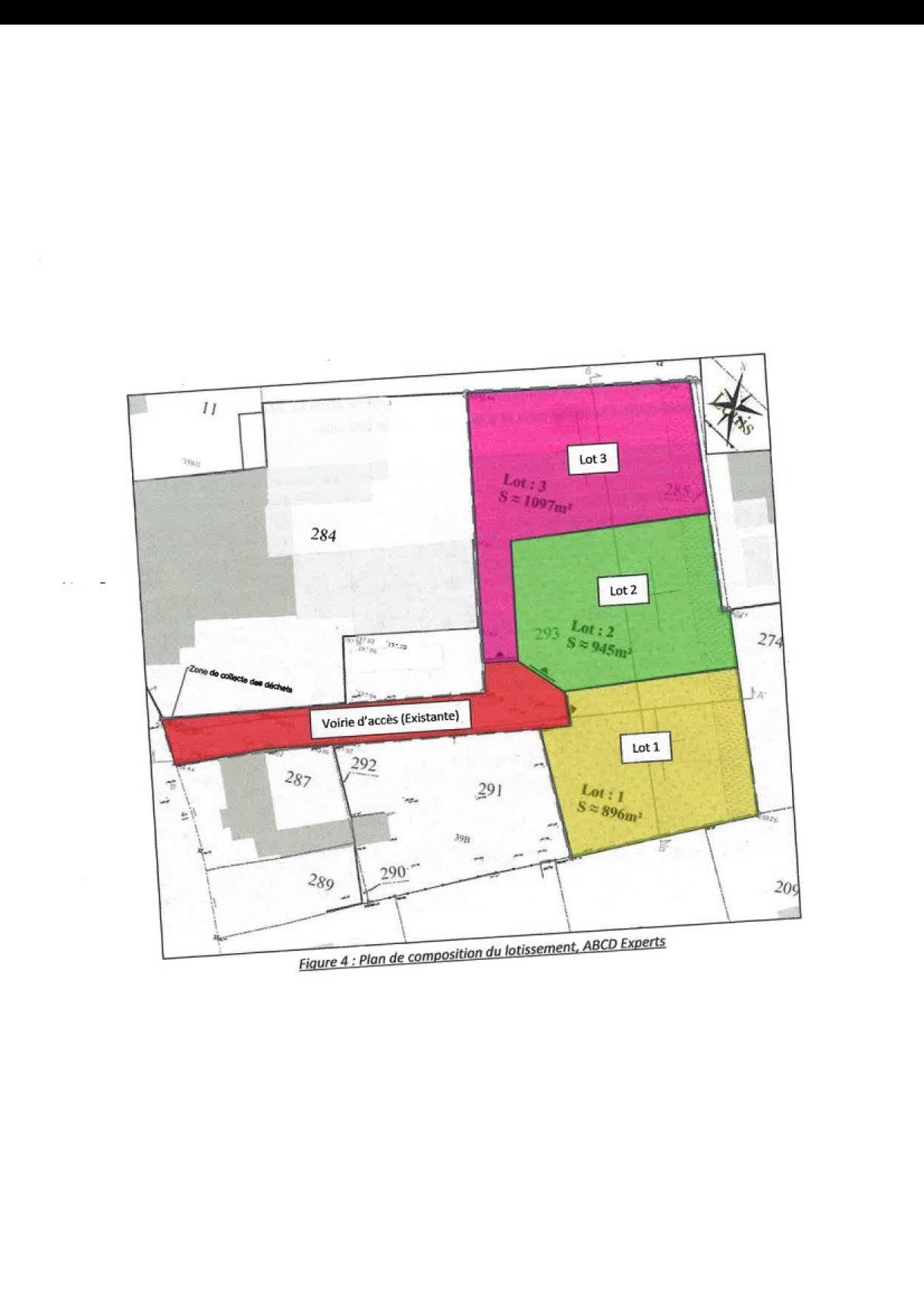 terrain de 1097m²