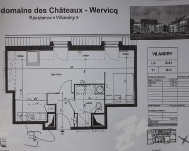 Appartement sur Wervicq-Sud