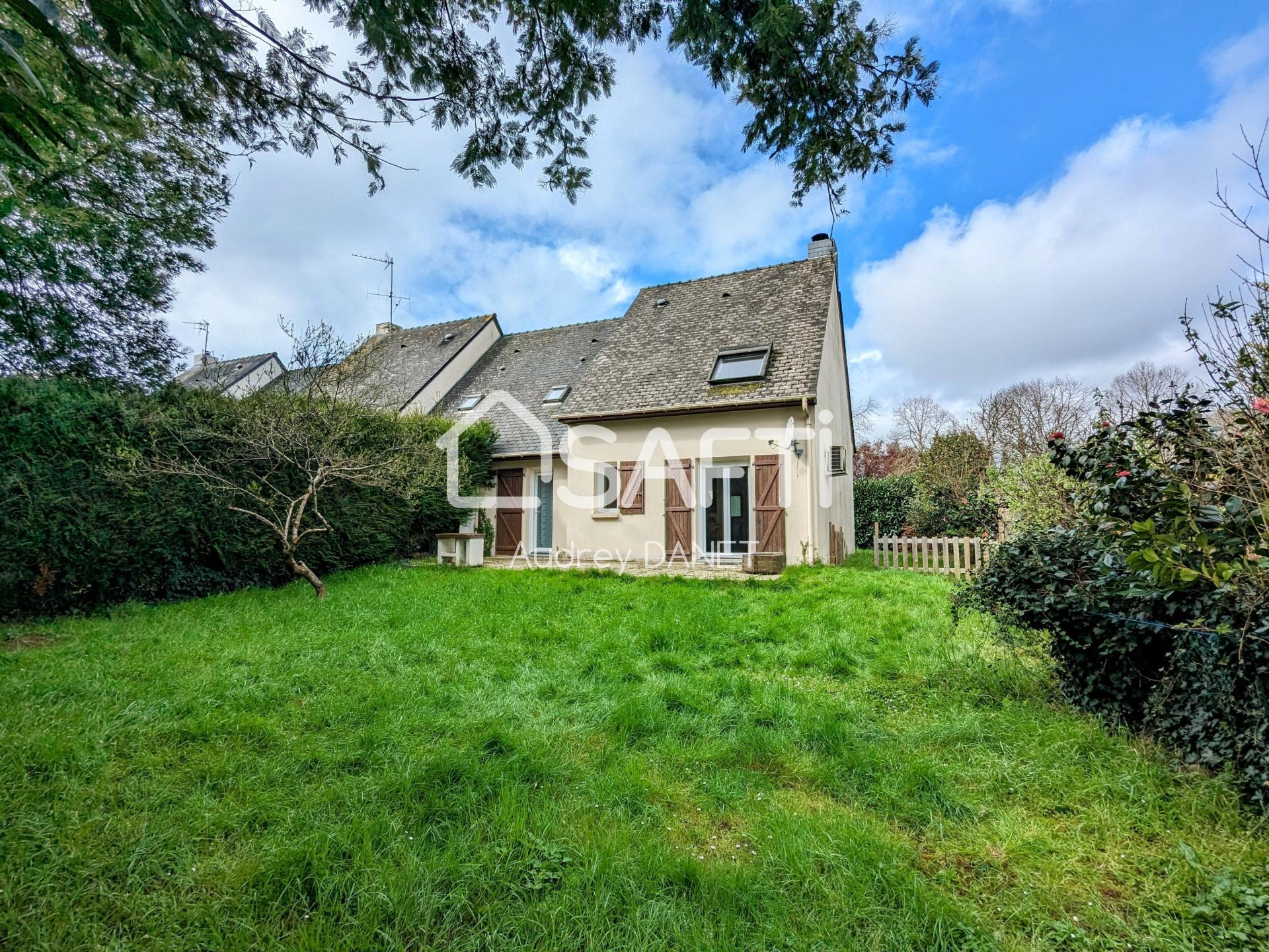 Maison 3 chambres avec garage et jardin au calme