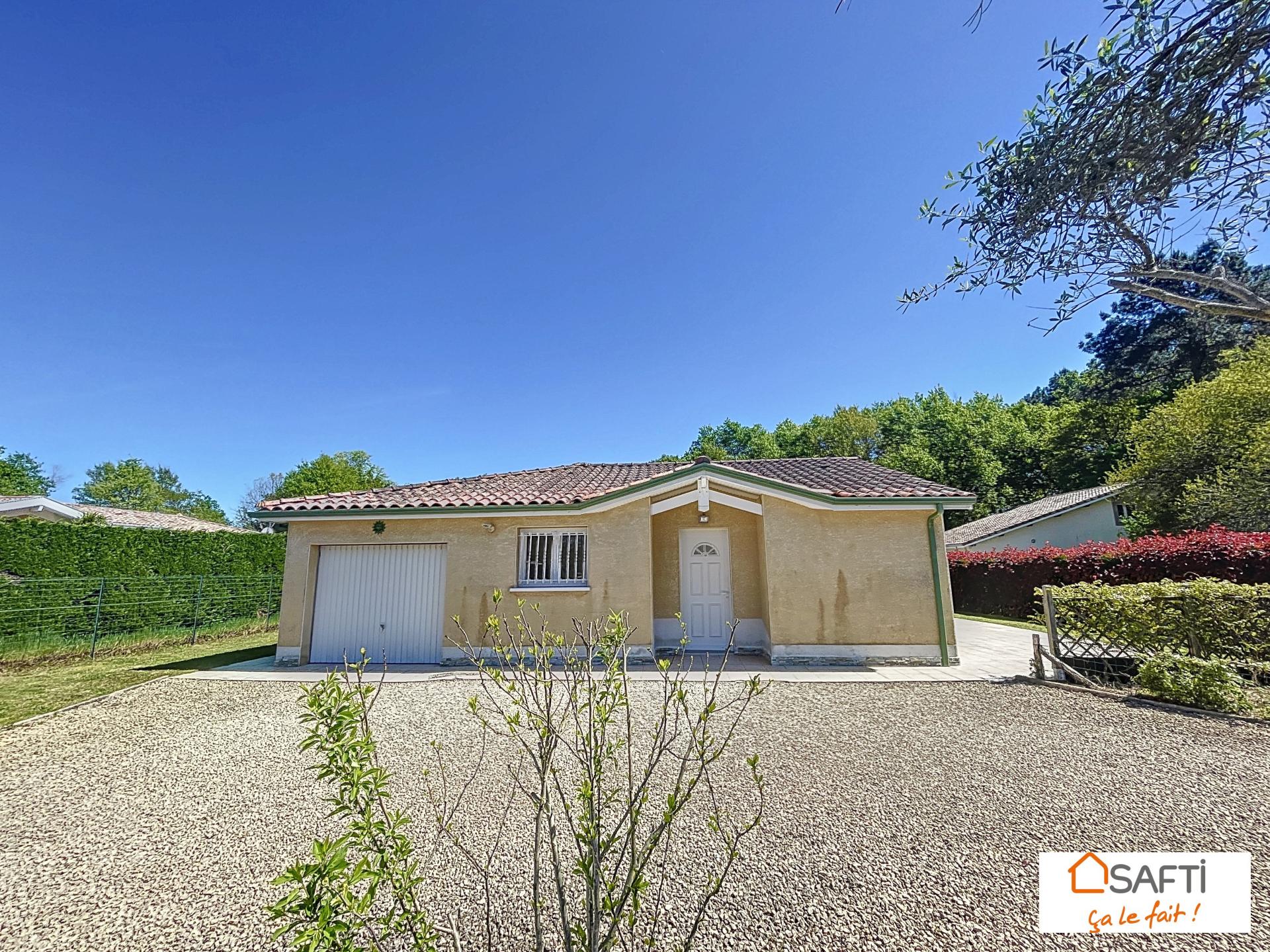 Maison contemporaine T5 avec garage et terrain