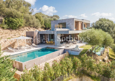 Location : Villa de luxe avec vue mer panoramique et piscine - O 