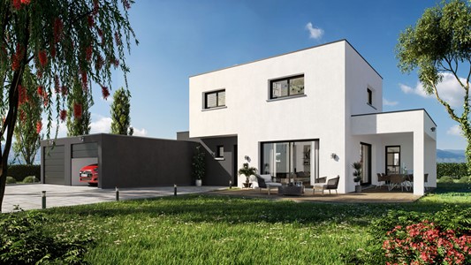 Terrain constructible + maison de 127 m² à Burnhaupt-Le-Bas