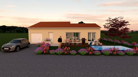 Maison neuve avec jardin et vue sur les vignes ! 