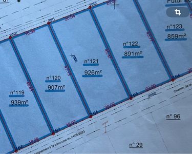 Terrain constructible Caussade 82300