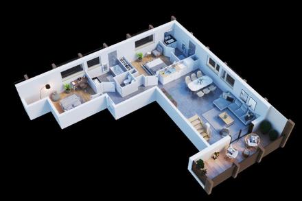 Appartement 5 pièces 105 m²