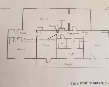 Appartement idéal pour investissement avec travaux. Bénéficier du déficite foncier possible