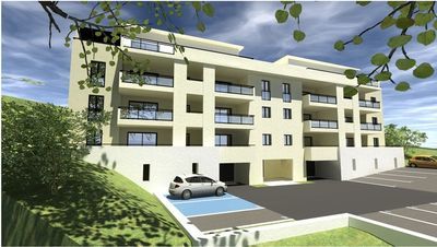 Dpt Corse (20), à vendre BASTIA appartement T2 de 42,5 m² - Terrasse de 16m2 