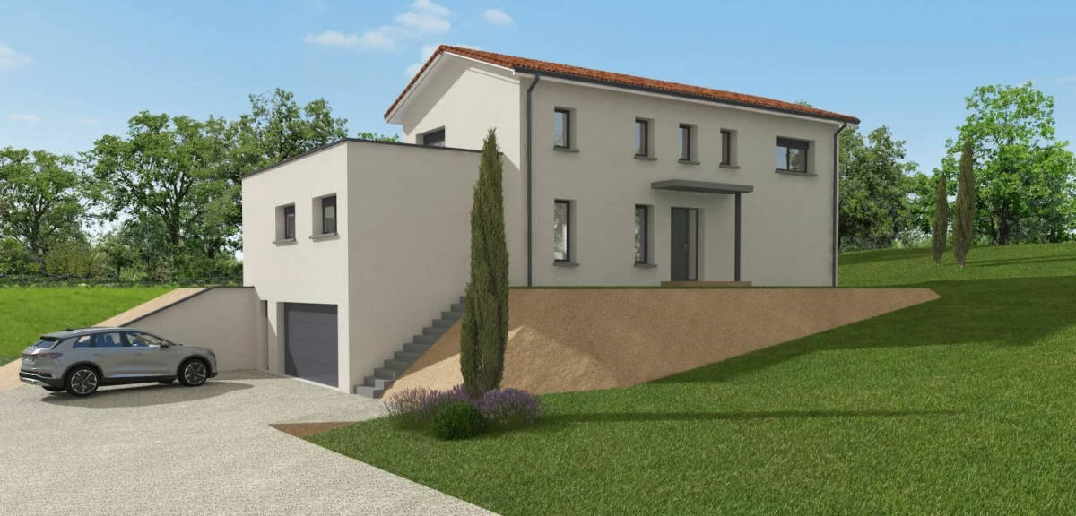 Terrain + maison 147 m² 