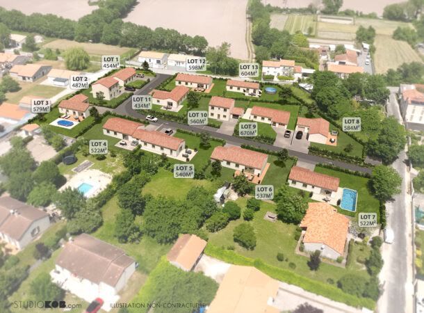 Terrain 482 m²