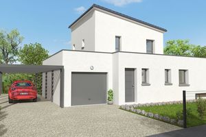 Projet de construction d'une maison 92 m² avec terrain à...