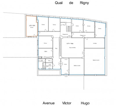 Bureaux 837 m²