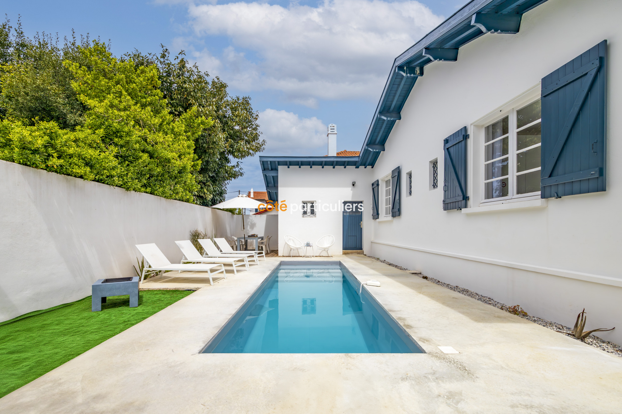 Biarritz Maison avec 3 chambres, piscine chauffée et garage 