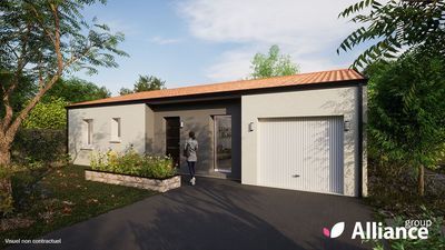 Projet de construction d'une maison neuve de 88.04 m² avec terrain à CHAUMES-EN-RETZ (44) 
