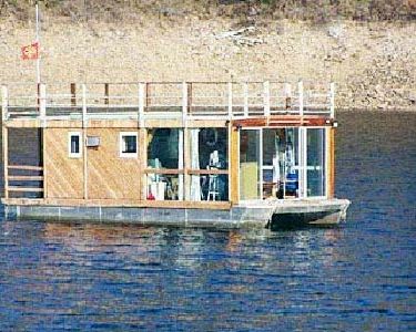 Habitat t2 terrasse sur l'eau "houseboat" neuf 99000 euros