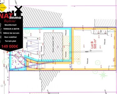 Terrain 500 m² Montfermeil