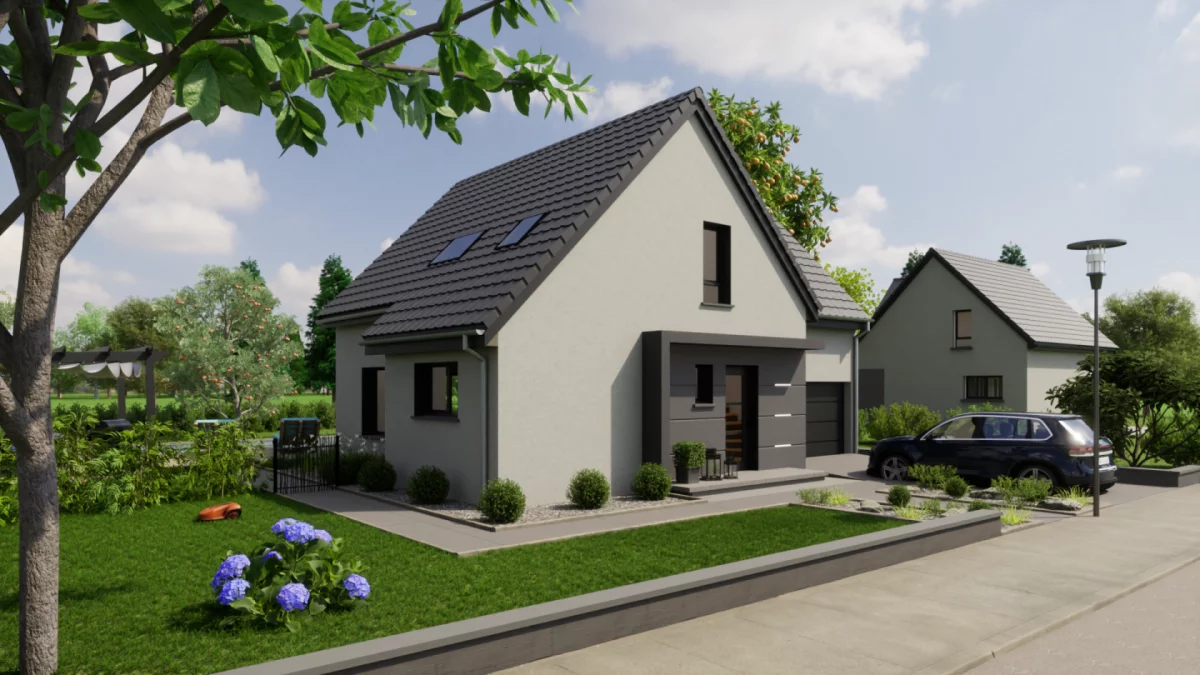 Terrain + maison 112 m²