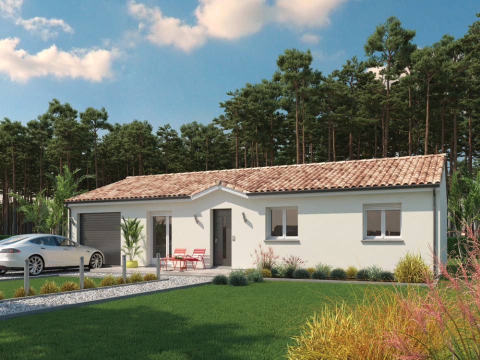 Terrain + maison 90 m²