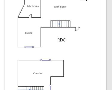 Appartement 30 m² T2 meublé, Centre CRAON