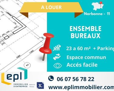 Bureaux 61 m²