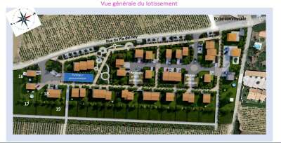 Terrain en lotissement 176 m²