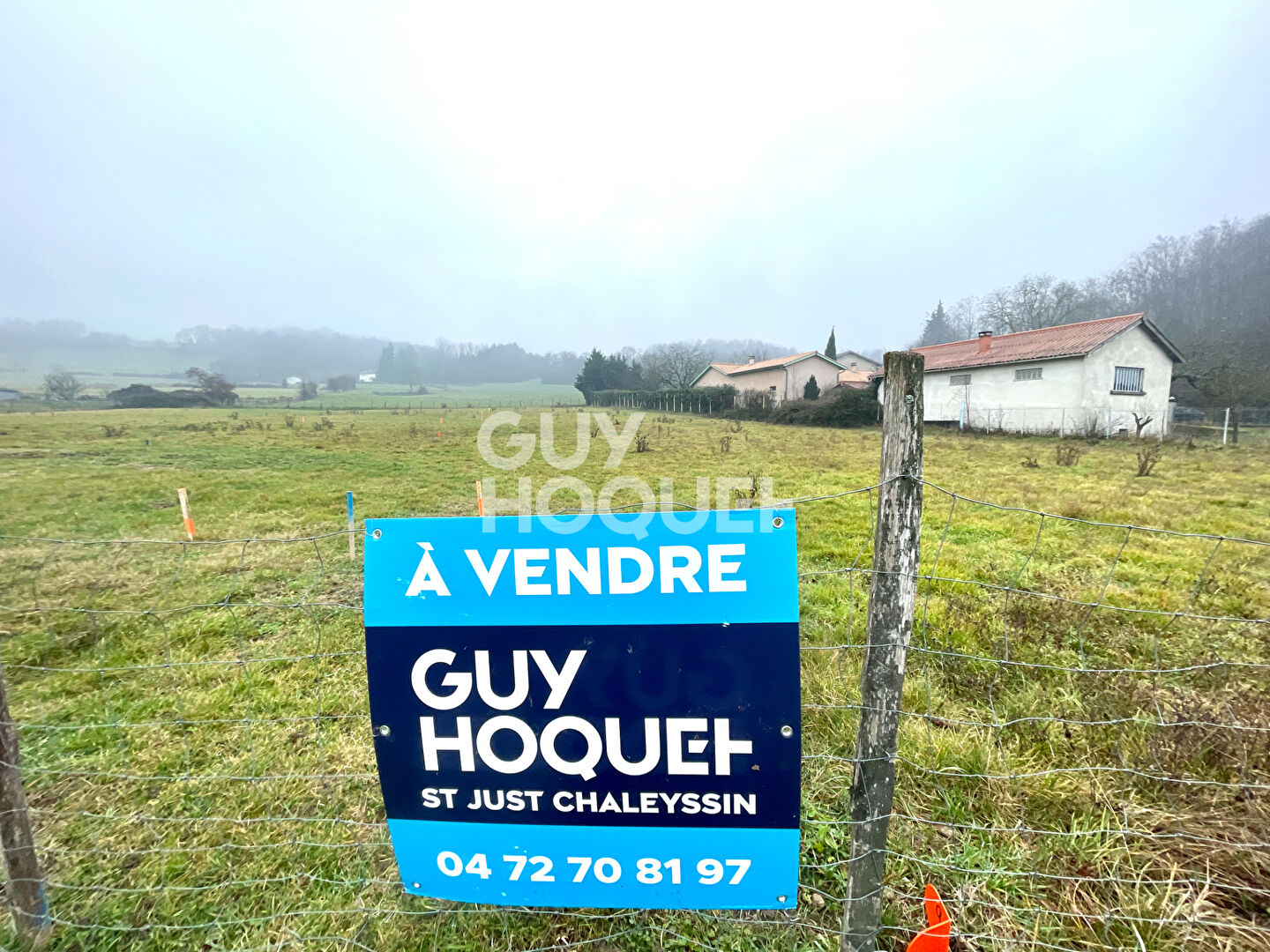 Terrain constructible 555 m² lotissement 4 lots