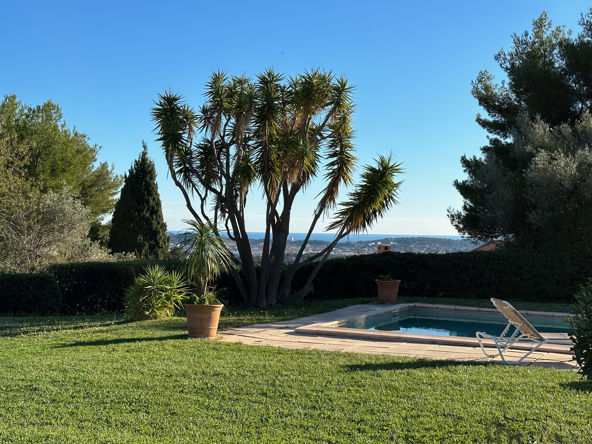 Calme absolu - VUE MER - villa plain-pied - piscine & pool-h 