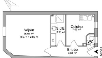 Appartement Location Sartrouville 1p 32m² 714€