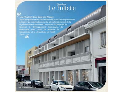 Appartement Neuf Saint-Denis 2p 58m² 472000€