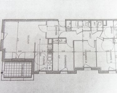 Appartement T4 dans petite résidence