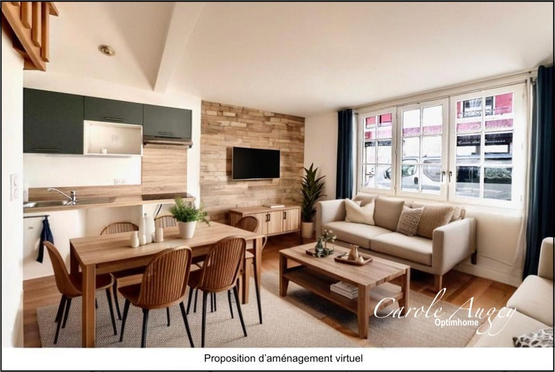 Appartement rénové 3 pièces 54 m²