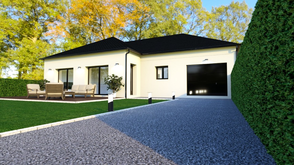 Terrain + maison 5 pièces 100 m²