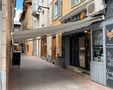 Fons de commerce petite restauration, vente à emporter, centre Barcelonnette 