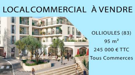 Immobilier professionnel Vente Ollioules  95m² 245000€
