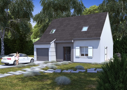 Terrain + maison 98 m²