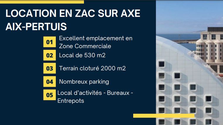 Local d'activité 530 m²