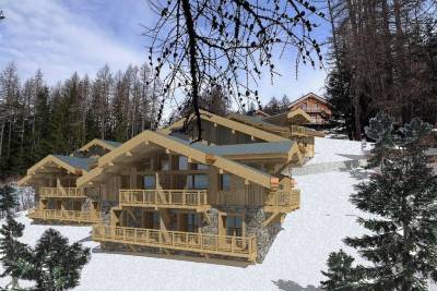 CHALET NEUF 6 PIÈCES, 115M² À LA PLAGNE