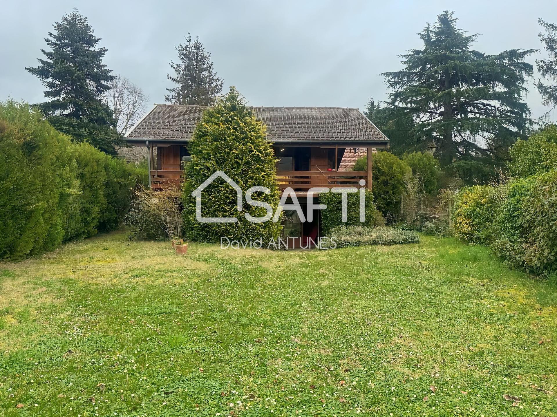 Maison type Chalet 100 M2 - 1850 M2 Terrain divisible- Limetz-Villez 78270