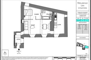 Appartement T2 (Lot 12) - 52 m² - Langres (52) 