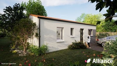 Projet de construction d'une maison neuve de 67.6 m² avec terrain à APREMONT (85) 