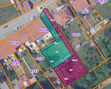 Terrain constructible 22 m de façade