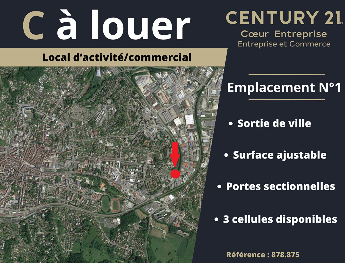 Local commercial 285 m²