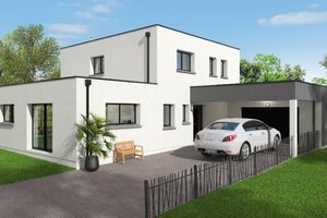 Projet de construction d'une maison 130 m² avec terrain ... 