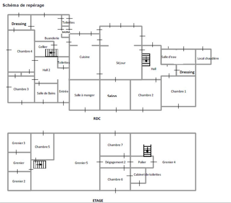 Bureaux 11 pièces 285 m²