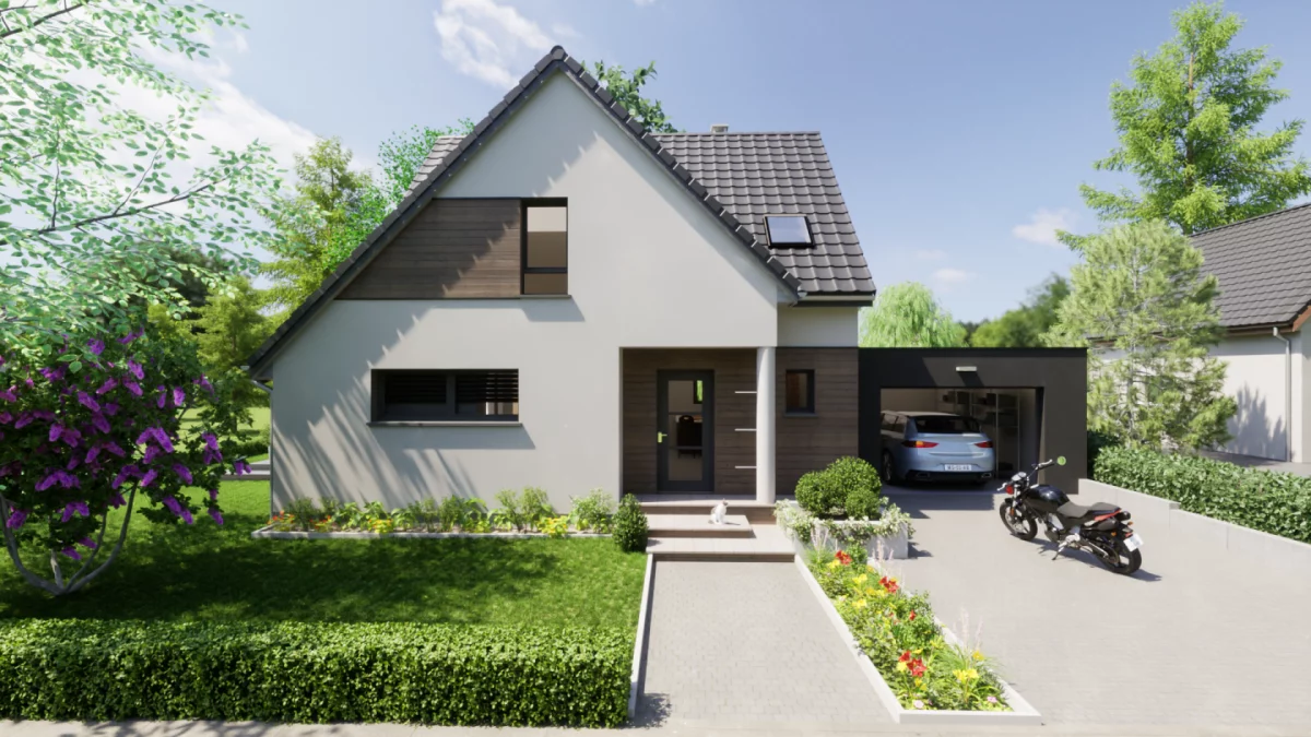 Terrain + maison 110 m²