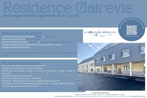 Ensemble immobilier rénové et aménagé.