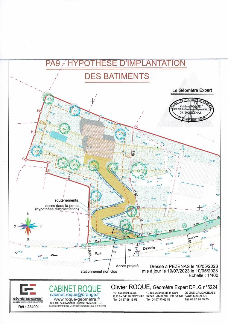 Terrain constructible