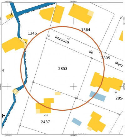 Terrain 1239 m²