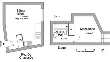 Appartement Location Mont-de-Marsan 2p 33m² 380€