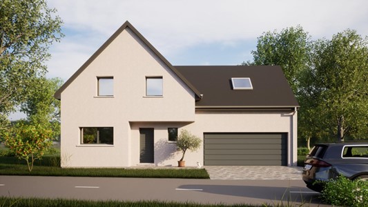 Terrain constructible + maison de 103 m² à Kintzheim
